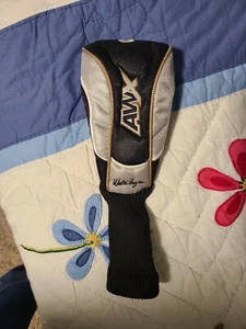 NEW Head Cover Walter Hagen AWX 5 Fairway Wood Black & Gray & Gold Trim - Picture 1 of 3