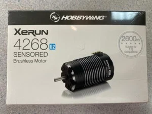 Hobbywing Xerun 4268SD G2 Sensored Brushless Motor (2600kV) 30401905 NEW!! - Picture 1 of 2