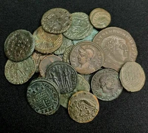 Ancient Roman Bronze Coin (High Grade) + 100 yr. Old U.S. Penny, Bonus! - Picture 1 of 4