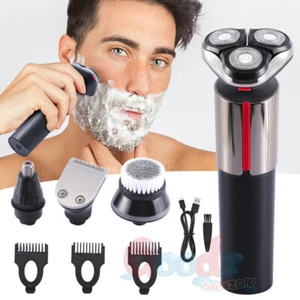 Maquina De Afeitar Rasuradora Electrica USB Para Recargable Hombre Cabeza Calva - Picture 1 of 14