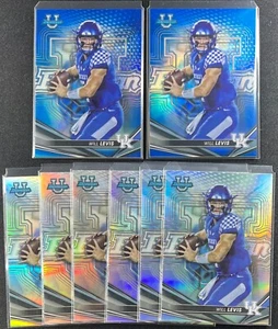 Will Levis 2022 Bowman Best Refractor (x6), Blue (x2) #/150 Kentucky - Titans - Picture 1 of 2