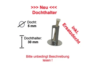 Schmelzlichtbrenner , Wachsreste , Brenner, Dochthalter, Schmelzlicht , 30x15 mm - Bild 1 von 3