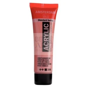 COLORE ACRILICO 316 ROSA VENEZIANO AMSTERDAM "ACRYLIC" TUBO DA 20ML - Imagen 1 de 4