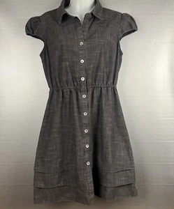 EMMA & MICHELE Hemdblusenkleid Größe 8 Knopfleiste Baumwollmischung - Bild 1 von 5