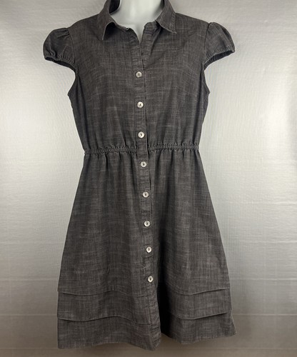 VETEMENTS Abito camicia EMMA & MICHELE taglia 8 abbottonato misto cotone