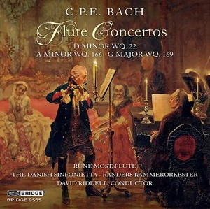 BRIDGE9565 Most/Danish Sinfonietta Carl Philipp Emanuel Bach: Flute Concertos CD - Bild 1 von 1