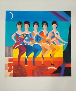 SONDERVERKAUF! Max Papart Aquatinta Carborundum Radierung "American Ballet" signiert - Bild 1 von 7