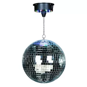 ETEC DISCO20 Spiegelkugel 20cm Set LED Motor Discolight Beleuchtung Discokugel - Bild 1 von 7