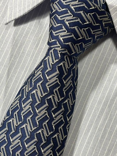 HERMÈS Cravatta uomo HERMES Francia vera seta cravatta abito classico lusso multicolore W598