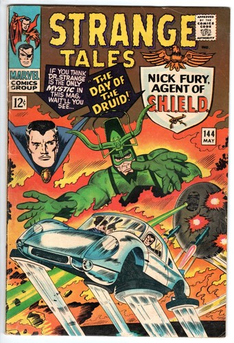 Strange Tales #144 with Nick Fury Agent of SHIELD & Dr. Strange, Fine ...