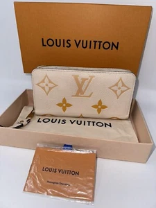 Louis Vuitton LV Zippy Wallet By The Pool Monogram Empreinte Gradation Yellow - Picture 1 of 21