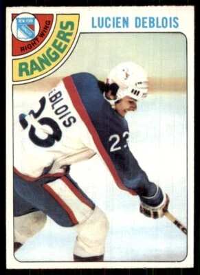 1978-79 Topps #136 Lucien DeBlois New York Rangers - Image 1 of 2