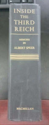 Inside Third Reich Memoirs By Albert Speer 1970 HC First US Printing McMillan - Image 1 of 4