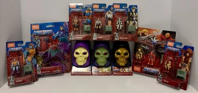 Mega Construx Masters OfThe Universe Lot-(3) Skeletor Heads,(5)Figures,(2)2-Pack - Image 1 of 4