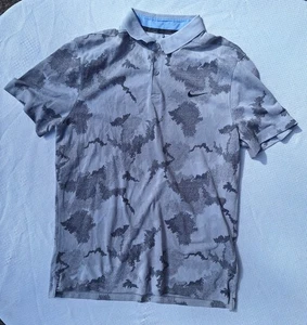Nike Golf Dri-Fit Polo Uomo Manica Corta Grigio Taglia L - Foto 1 di 5