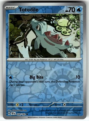 Totodile 039/162 SV05: Temporal Forces NM Pokemon Card TCG - Image 1 of 2