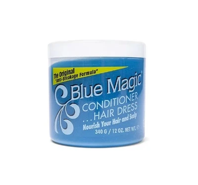 Blue Magic Acondicionador y Vestido para el Cabello Fórmula Anti-Rotura, 12 OZ, Dañado, Moi Foto 1 de 4