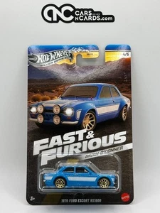 2024 Hot Wheels Silver Series Fast & Furious Brian O'Conner Ford Escort RS1600 - Picture 1 of 2