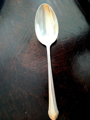 ALVIN ROMANTIQUE STERLING SILVER SERVING SPOON, 68 GR, HALLMARKED, NM - Image 1 of 4