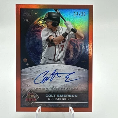 2024 Topps Pro Debut - Future Cornerstones  Colt Emerson RC Auto #FCA-CE /25 - Image 1 of 3