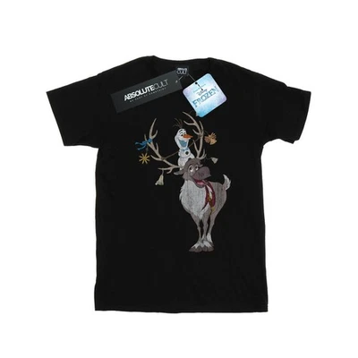 Disney  Camiseta Frozen de Sven y Olaf Adornos navideños para Hombre (BI27412) - Imagen 1 de 3