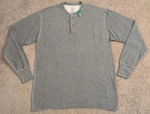 Camisa Henley L.L.Bean Dos Capas River Driver Ajuste Tradicional Mezcla Lana 166891 - Imagen 1 de 7