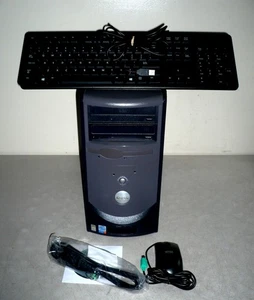 Windows 98 SE Dell Dimension 2400 Desktop Tower PC P4 2.80GHz/64GB-SSD/512MB RAM - Picture 1 of 14