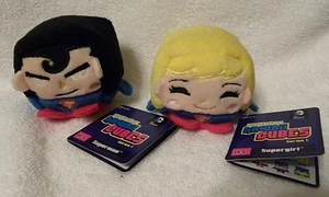 Peluche DC Comics Wish Factory Kawaii Cubes serie 1 Supergirl & Superman 2,5"  - Foto 1 di 4