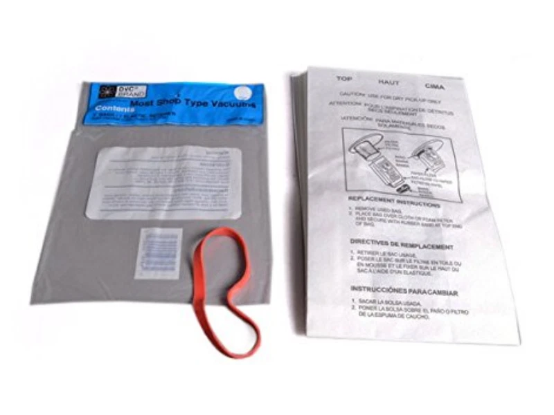 Shop Wet and Dry 2.5 Gallon Bags 5 Pk With Rubber Band Envirocare Part 830SW