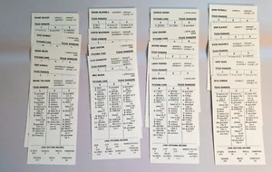 Texas Rangers Team Set 1985 Season Strat O Matic Baseball 20 Cards - Picture 1 of 1