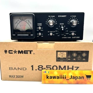 COMET CAT-300 1.8-50MHz 300W Antenna Tuner Operation confirmed from Japan - Photo 1/12