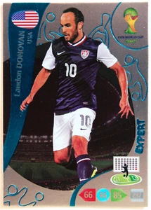 Panini Adrenalyn XL Soccer Card Landon Donovan Expert 387 World Cup Brazil 2014 - Picture 1 of 2