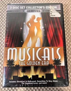 Musical TEN (10) MOVIE SET - DVD Format - The Golden Era (3-Disc Set) SEALED/NEW - Picture 1 of 5