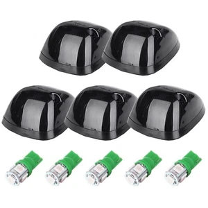 cciyu Smoked Cab Roof Top Marker Running Light w/Green LED Light Bulbs Replac... - Picture 1 of 7