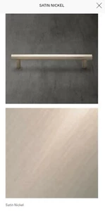 Restoration Hardware Durham 4” Pull Satin Nickel Drawer Cabinet - Picture 1 of 1
