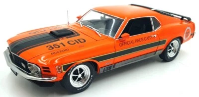Greenlight 1/18 Scale HWY-18033 -1970 Ford Mustang Mach 1 Pace Car - Orange - Image 1 of 4