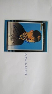 2002 Bowman Brian Forystek signed baseball card