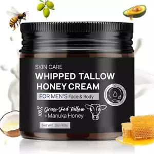 Men’s Face Cream Tallow Balm New Sealed Wrinkle Defense60g Q1M2 B4B8 - Picture 1 of 9