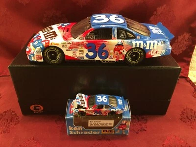 KEN SCHRADER #36 M&M’s Same Great Chocolate 2000 RCCA ELITE & HO Car SET - Image 1 of 4
