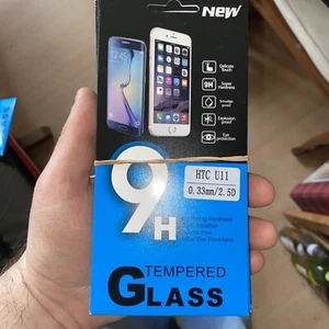 Glasfolie HTC U11 Displayglas Tempered Glass 9H Schutzfolie Glasfolie 2x - Bild 1 von 1