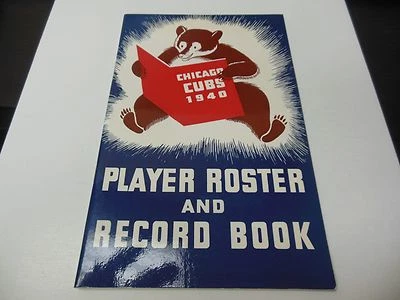 1940 CHICAGO CUBS MLB BASEBALL OFFICIAL MEDIA GUIDE ROSTER BOOK RARE  - Image 1 of 2