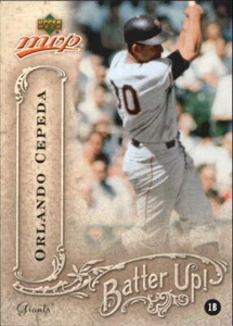 2005 Upper Deck MVP Batter Up! #27 Orlando Cepeda - NM-MT - Picture 1 of 2