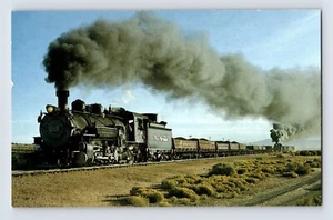 Postcard Railroad Train Denver Rio Grande Cumbrec Toltec Mikado K-37 Chrome 1996 - Picture 1 of 2
