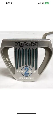 Used RH Rife Two Bar Hybrid Mallet 35" Putter No HC - Image 1 of 4