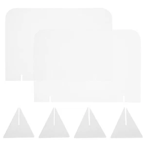 2 Pcs LED-Noteboard Werbetafel Aus Acryl Rahmenlose Schreibtafel Student - Bild 1 von 15