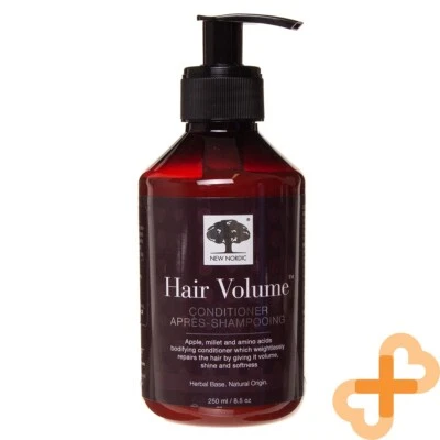 NEW NORDIC Hair Volume Conditioneer 250ml Herbal Base Natural Origin Shiny hair - Image 1 of 4