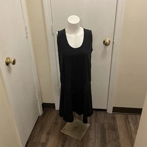 Everlane Women's Black Sleeveless 100% Silk Minimalist Dress SZ 2 - Picture 1 of 11