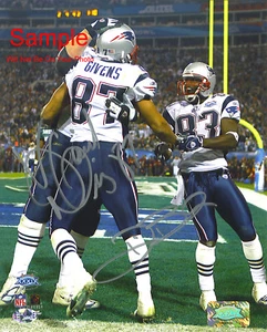 DEION BRANCH DAVID GIVENS Patriots Signed Autograph Reprint 8x10 Photo #1 - Picture 1 of 1