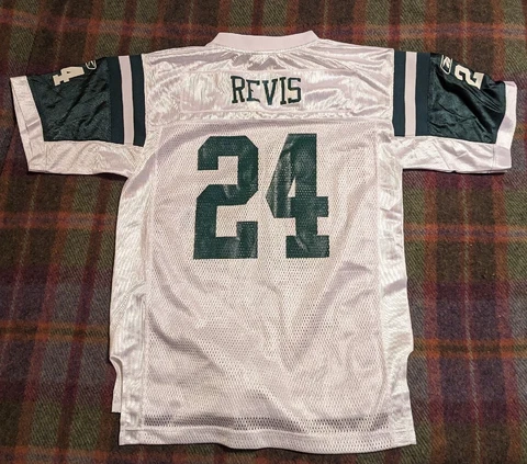 Reebok New York Jets Darrelle Revis Jersey Size Youth L #24 Cover