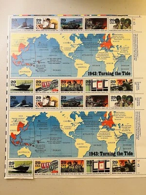 1943: Turning The Tide Stamps - Image 1 of 3